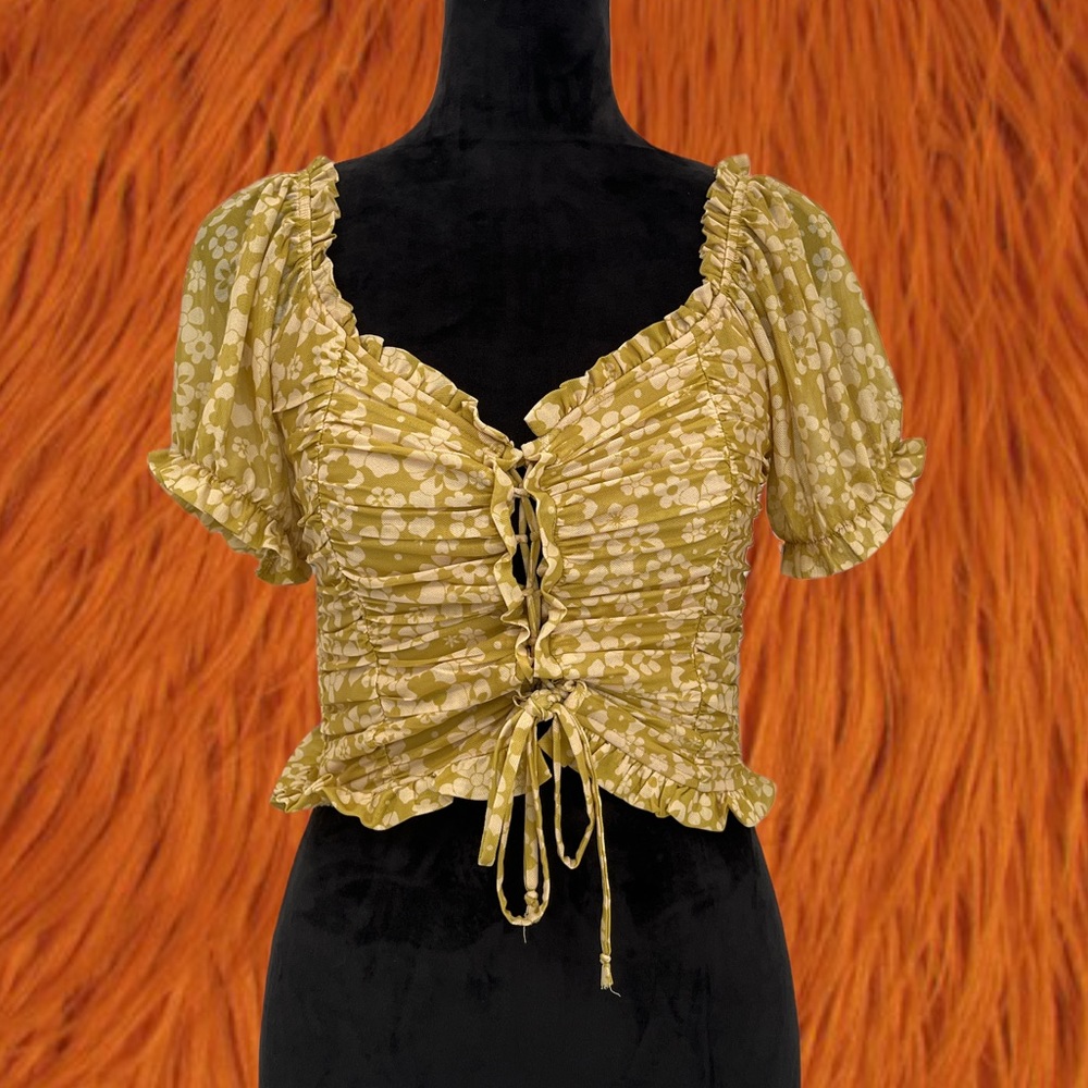 Flower power crop top